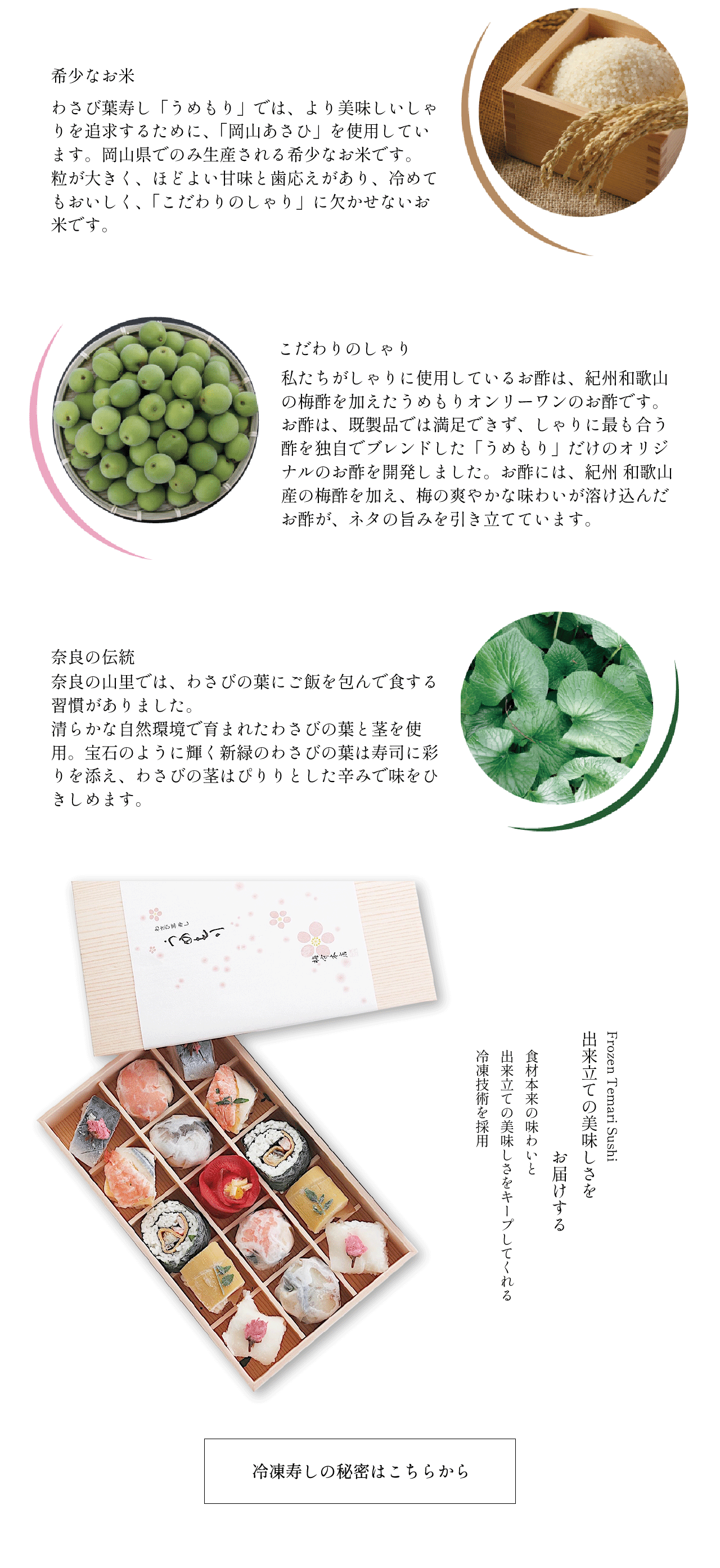 冷凍寿司についてはこちらから